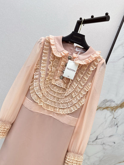 VA 25ss ruffle lace dress