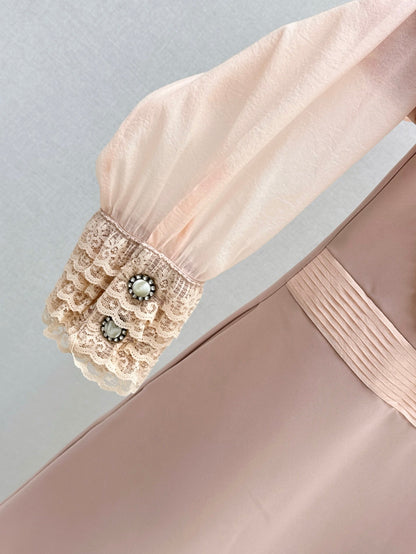 VA 25ss ruffle lace dress