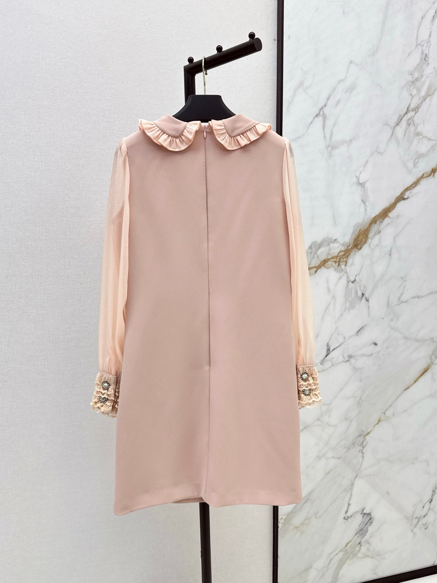 VA 25ss ruffle lace dress