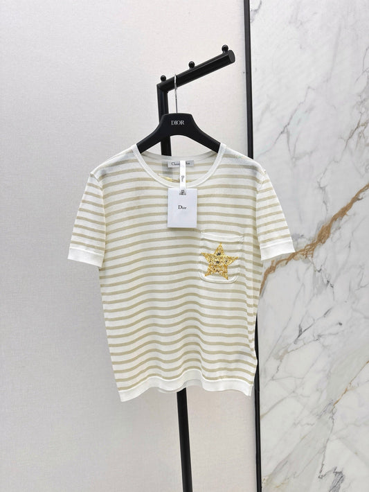 D 25ss embroidered t-shirt