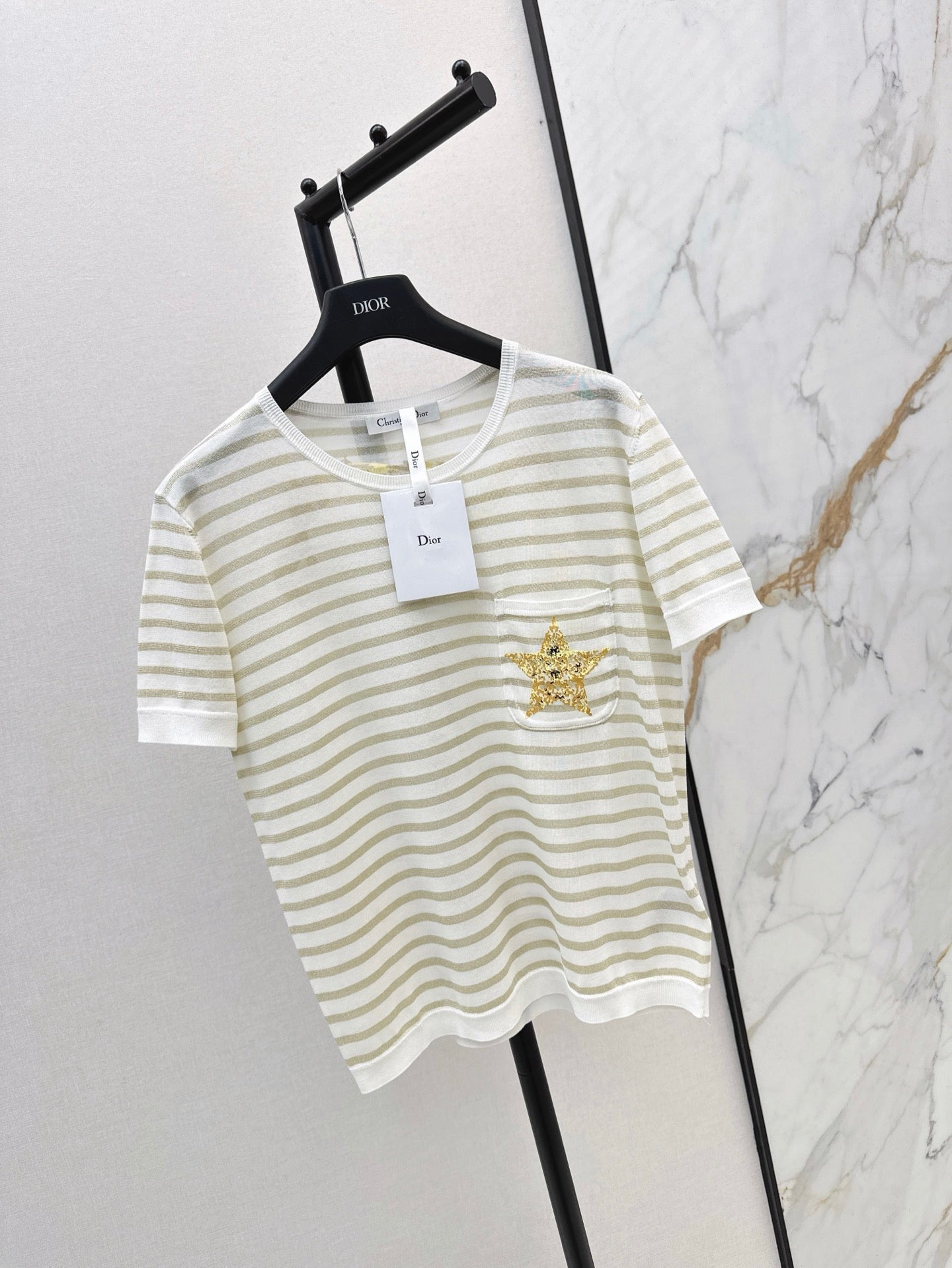 D 25ss embroidered t-shirt