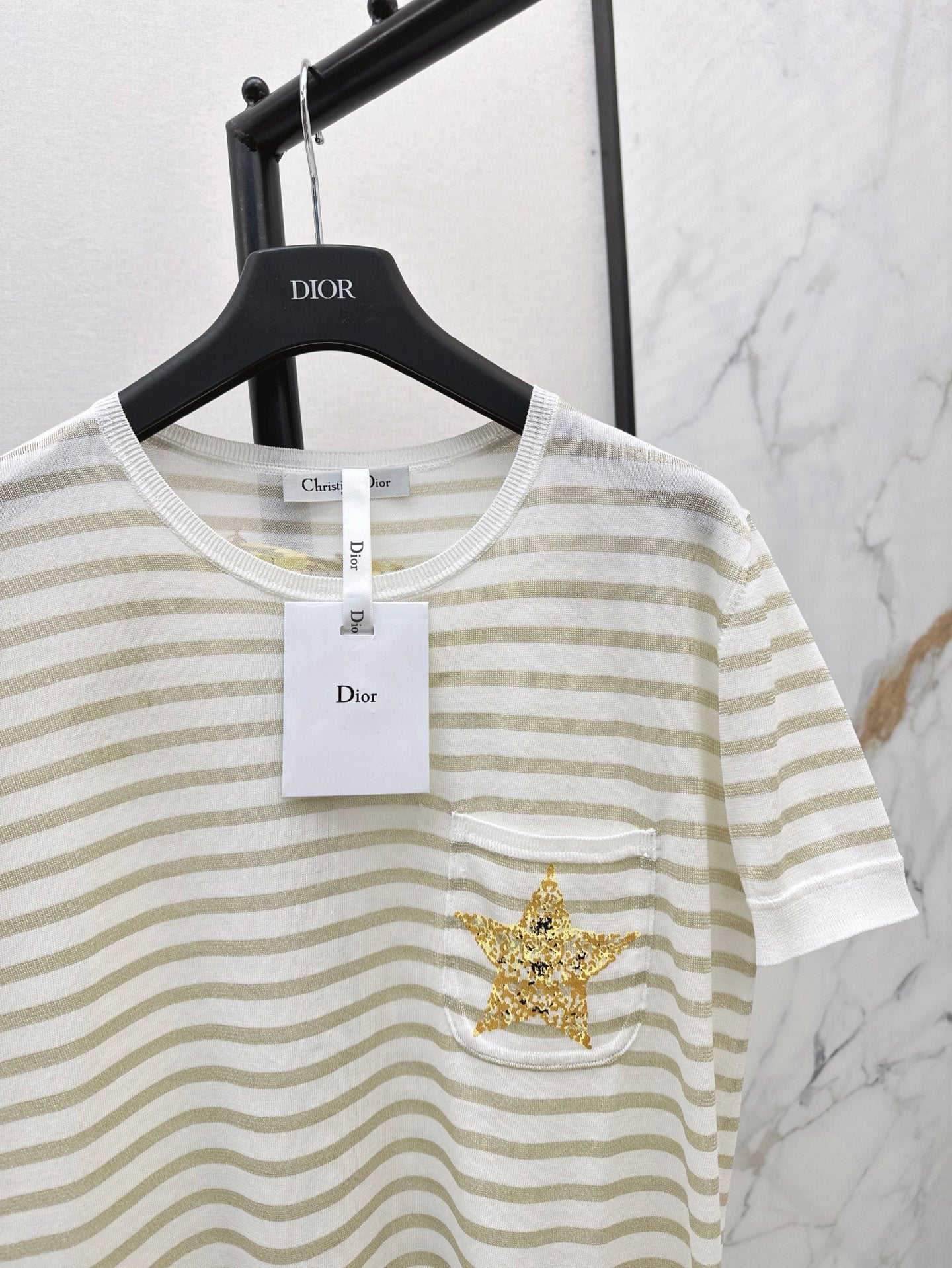 D 25ss embroidered t-shirt