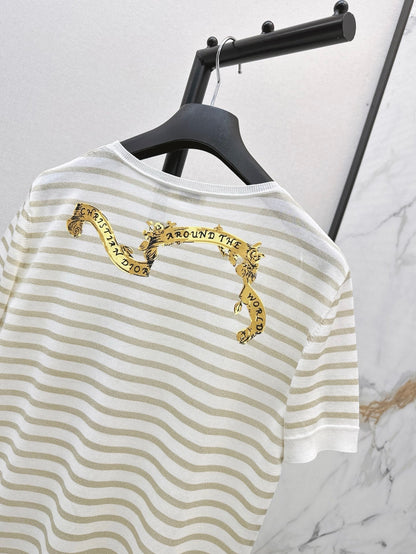 D 25ss embroidered t-shirt