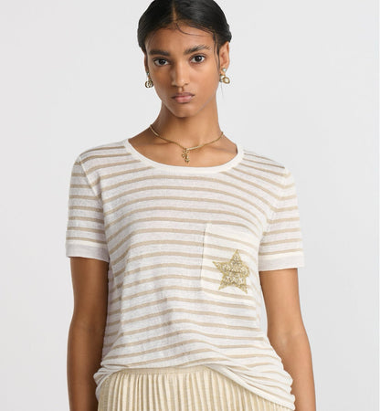 D 25ss embroidered t-shirt
