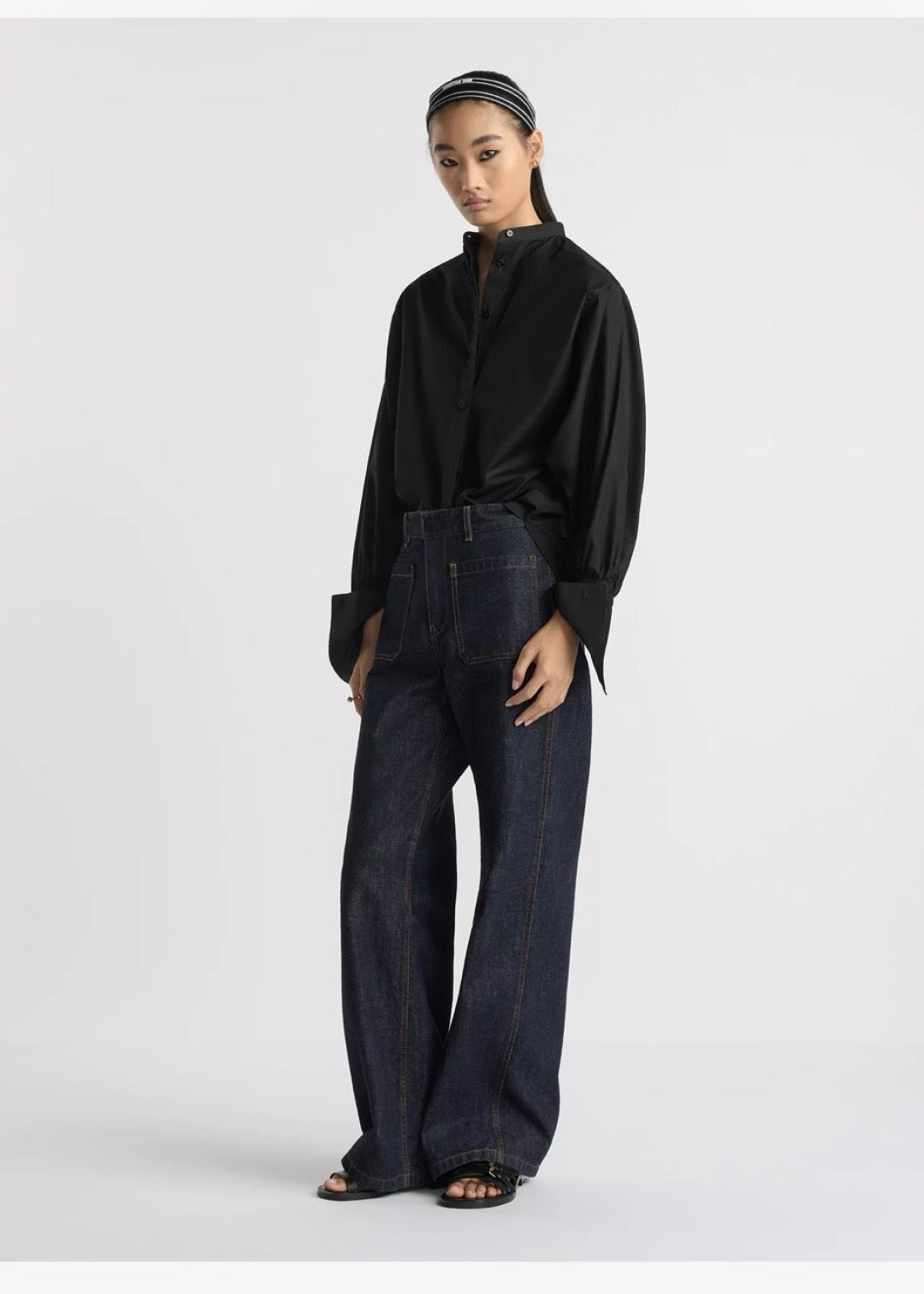D 25ss embroidered shirt