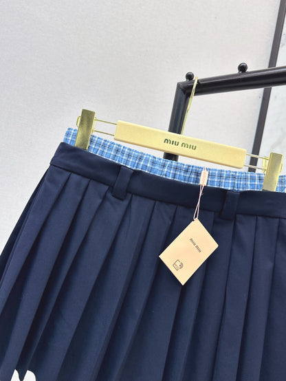M 25ss pleated skirt