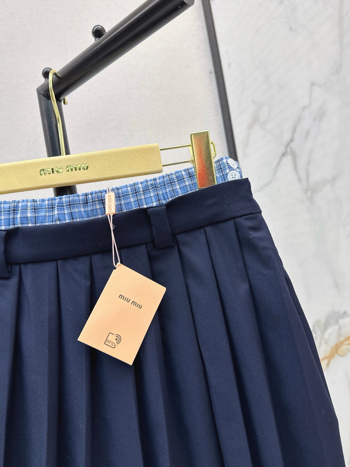 M 25ss pleated skirt