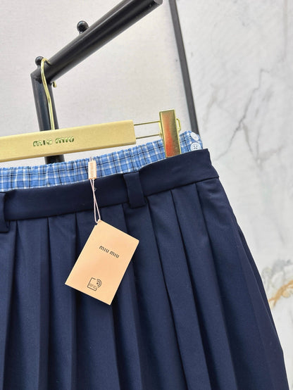 M 25ss pleated skirt