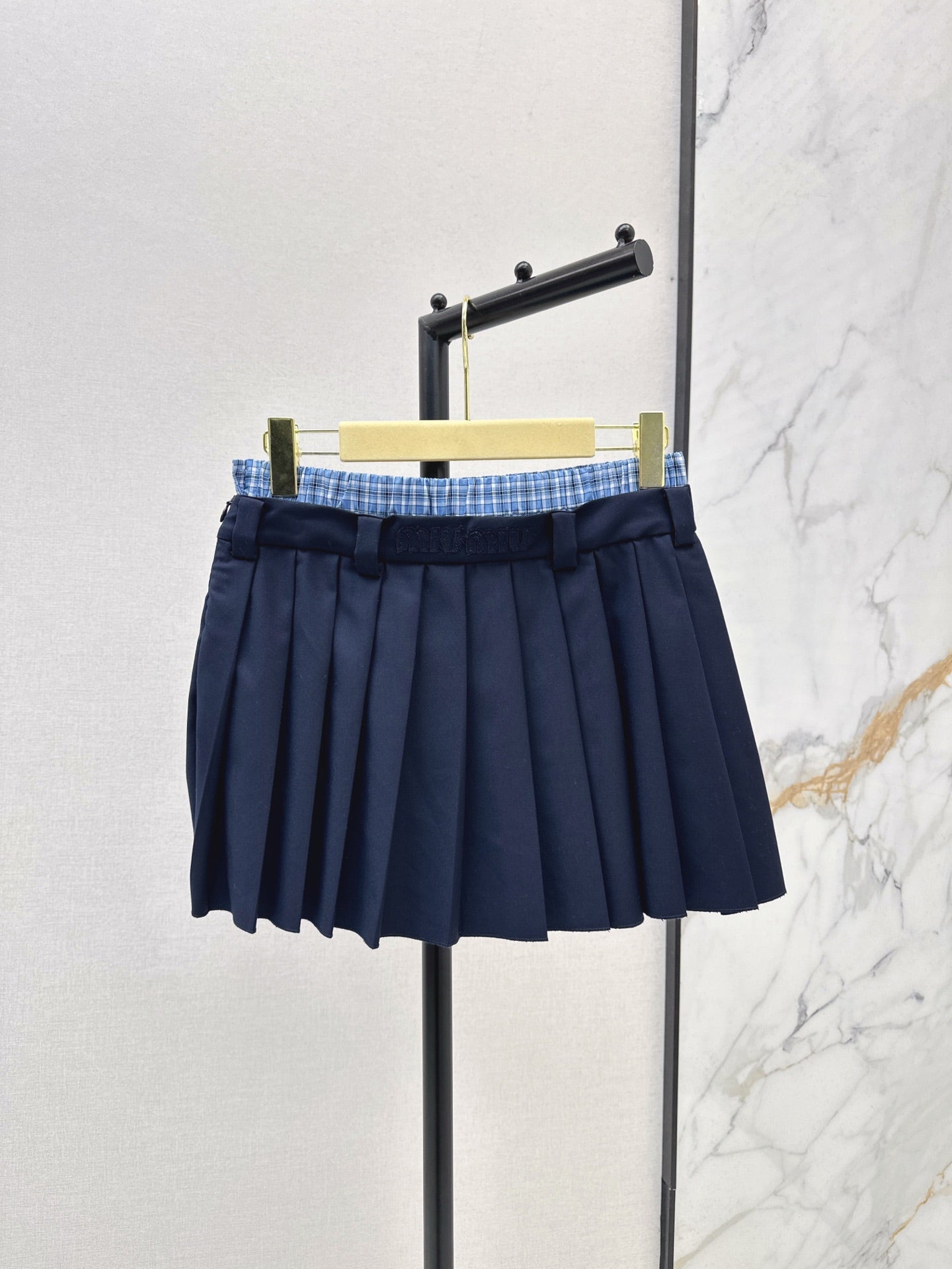 M 25ss pleated skirt