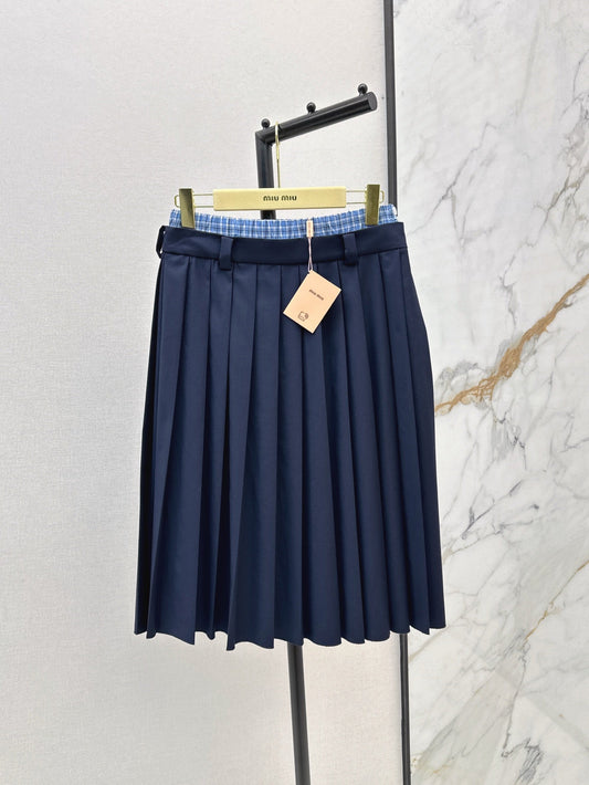 M 25ss pleated skirt
