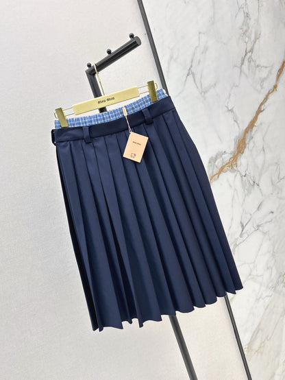 M 25ss pleated skirt