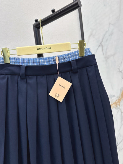M 25ss pleated skirt