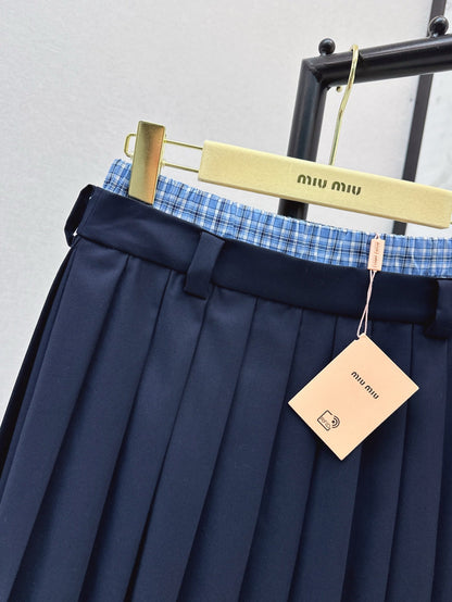 M 25ss pleated skirt