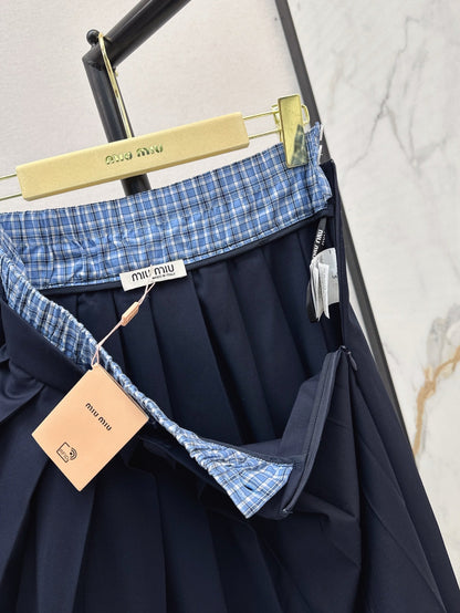 M 25ss pleated skirt