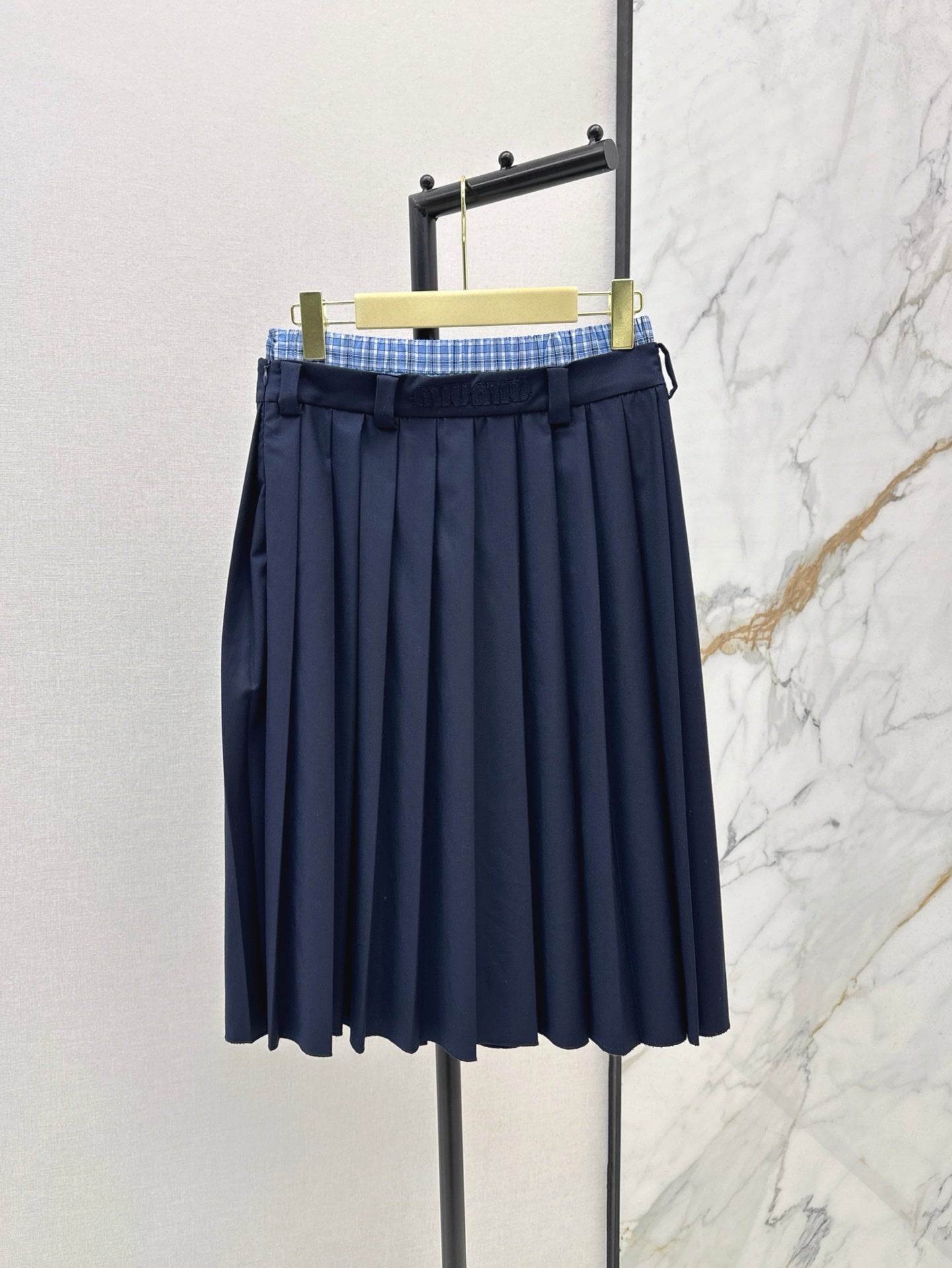 M 25ss pleated skirt