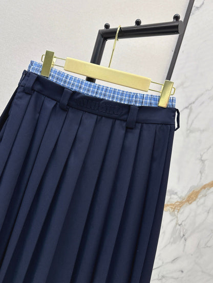 M 25ss pleated skirt