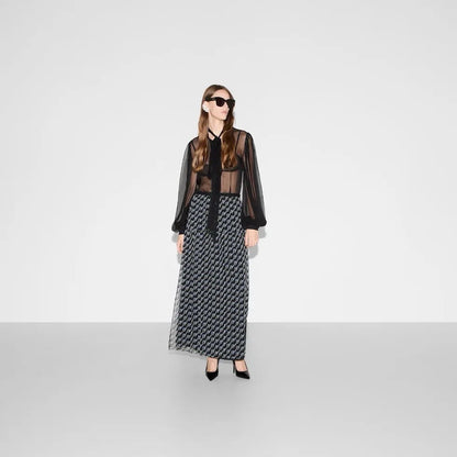 G 25ss printed skirt