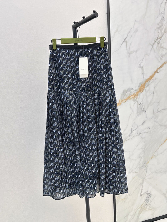 G 25ss printed skirt