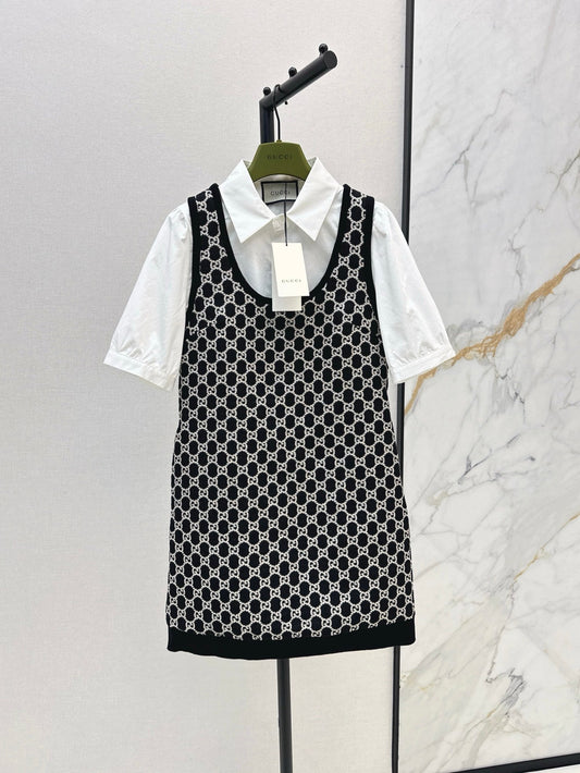 G 25ss jacquard dress