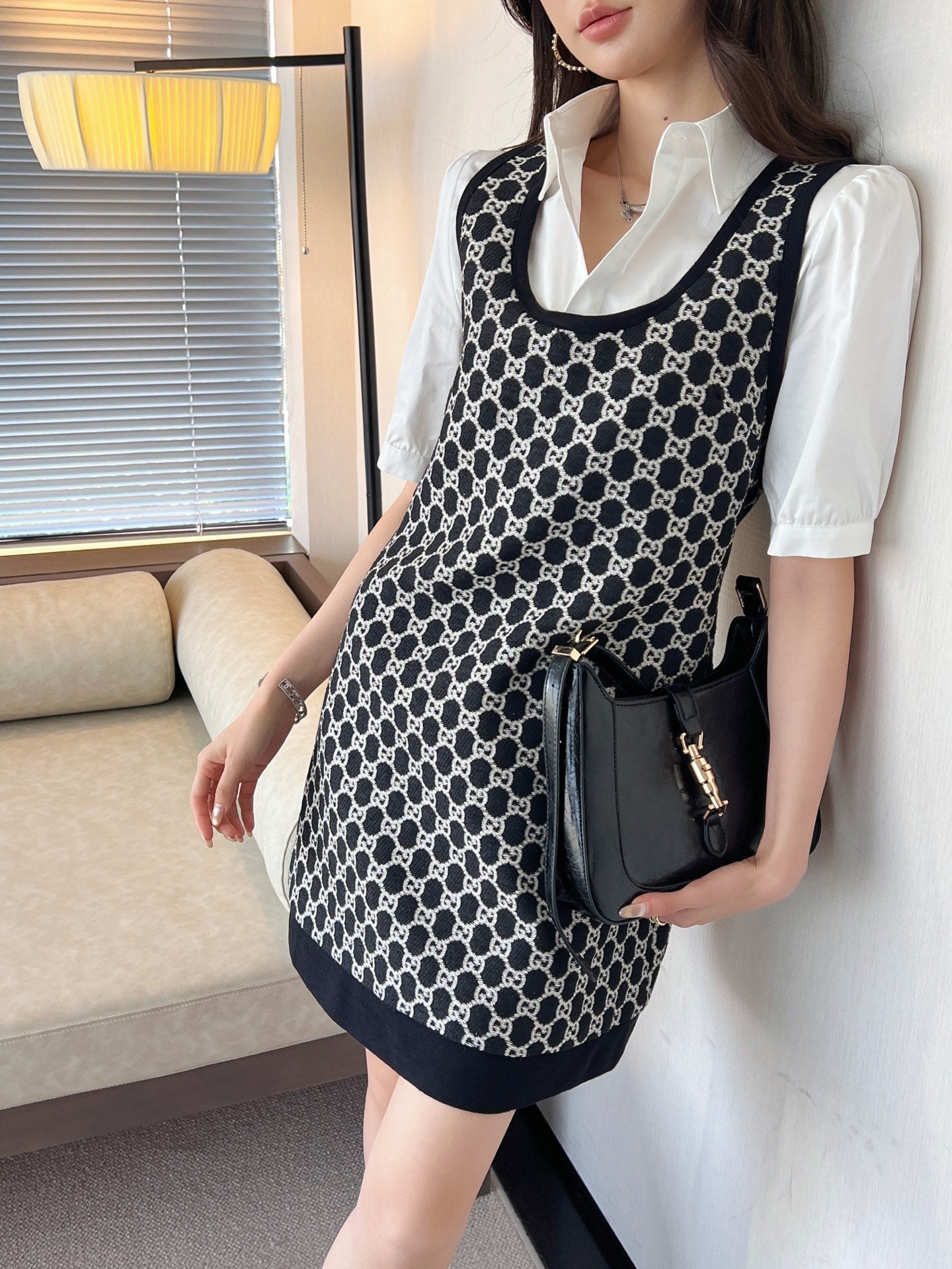 G 25ss jacquard dress