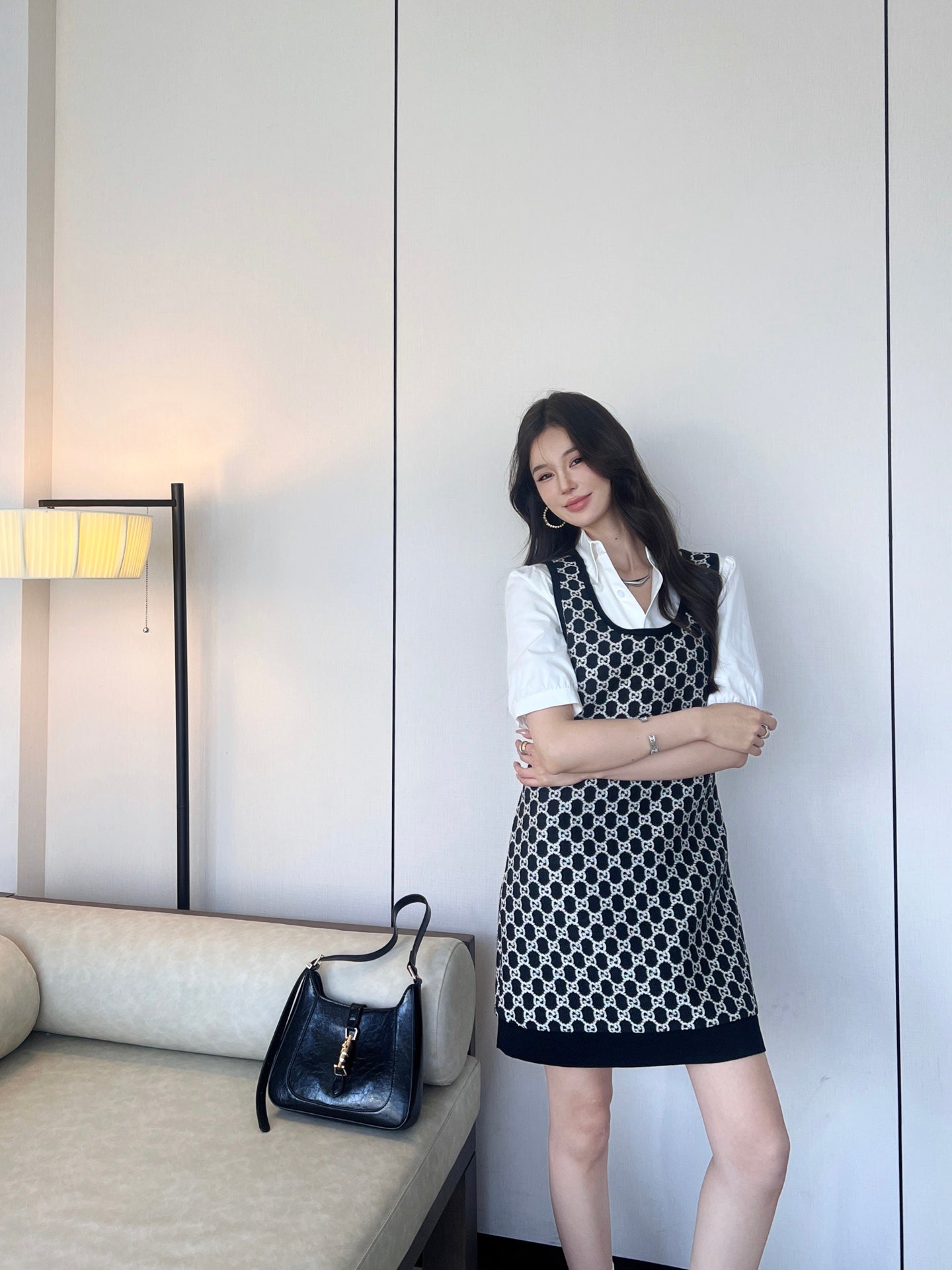 G 25ss jacquard dress