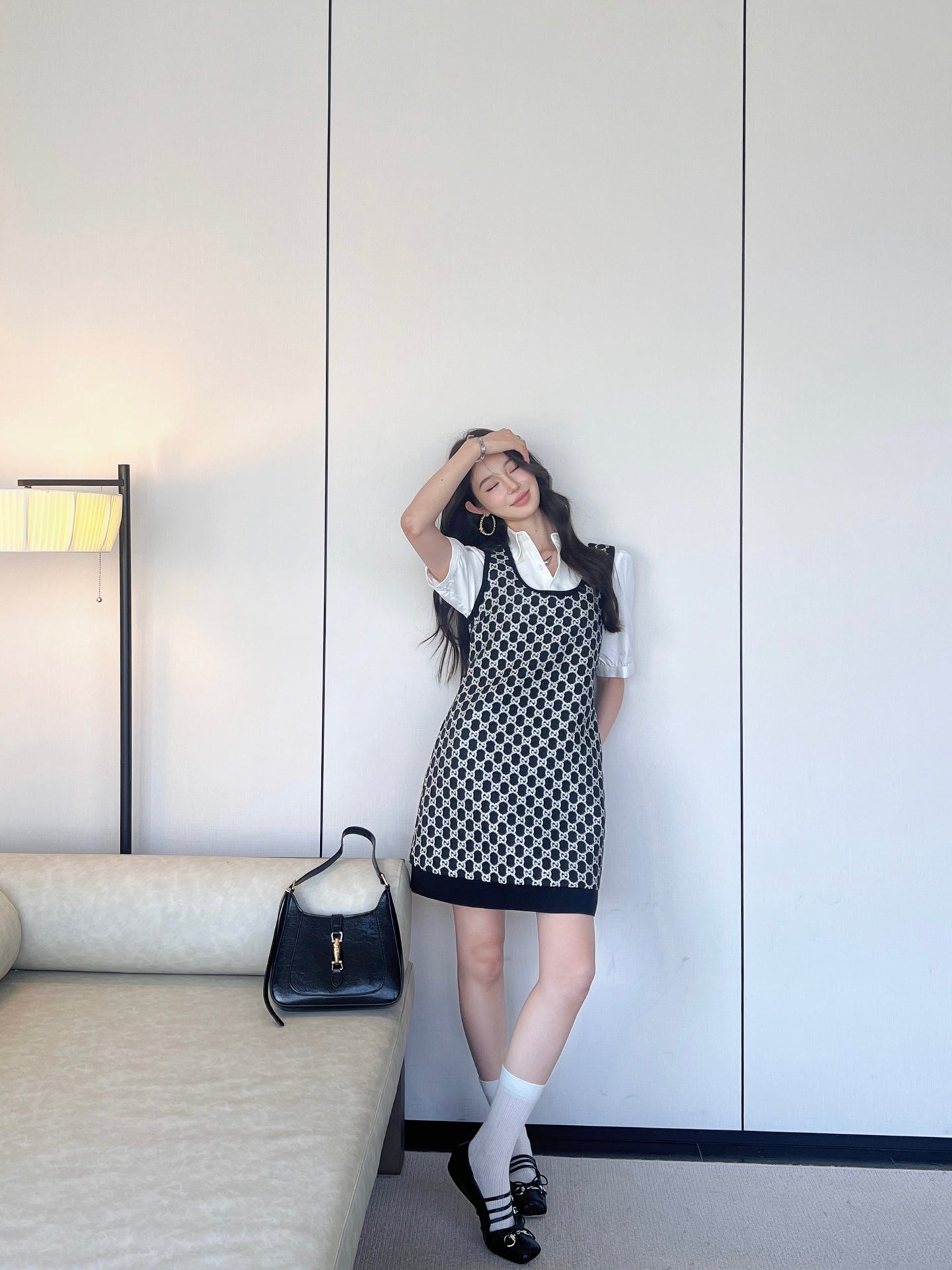 G 25ss jacquard dress