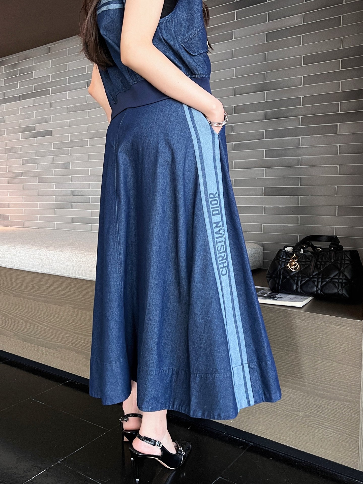 D 25ss denim skirt
