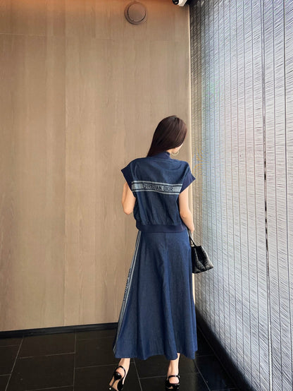 D 25ss denim vest