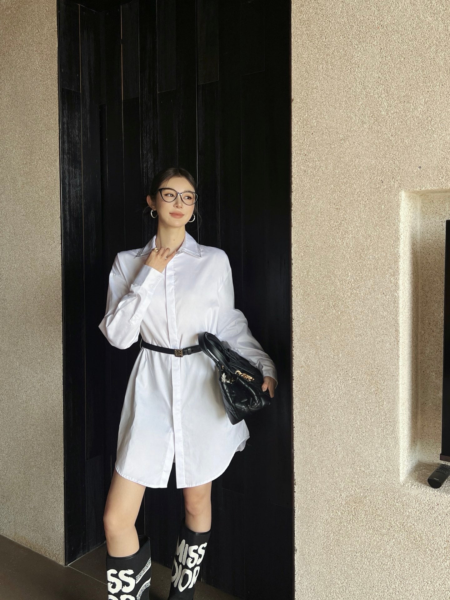 D 25ss shirt dress