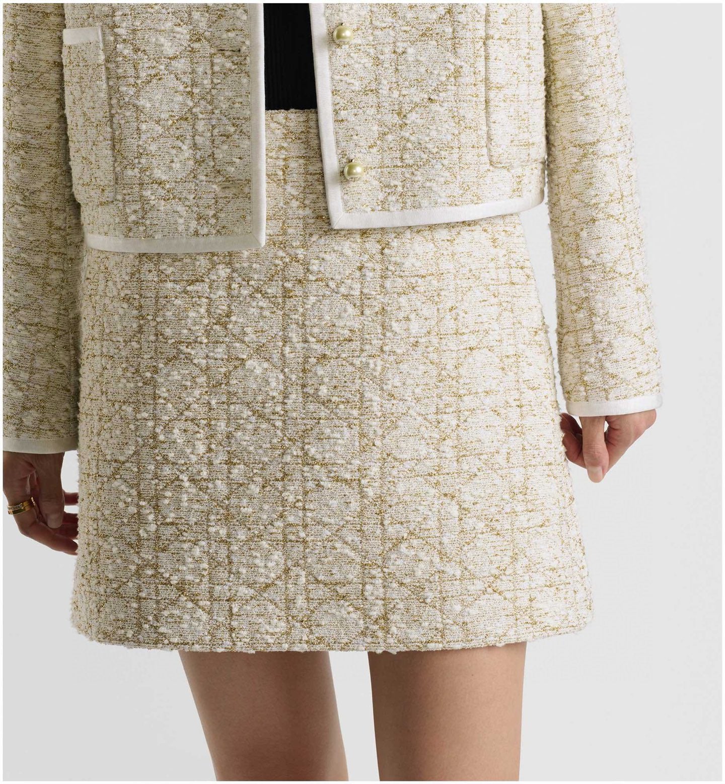 D 25ss woven skirt