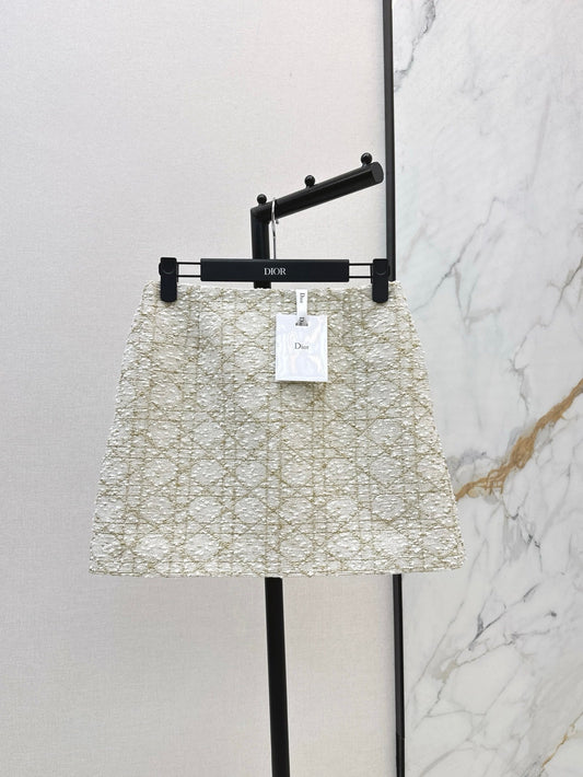 D 25ss woven skirt