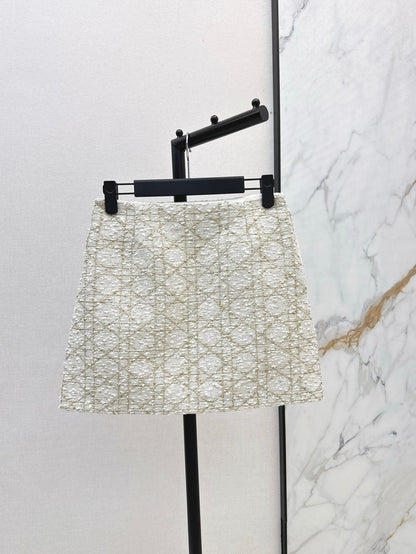 D 25ss woven skirt