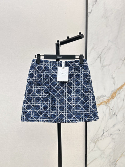 D 25ss weoven skirt