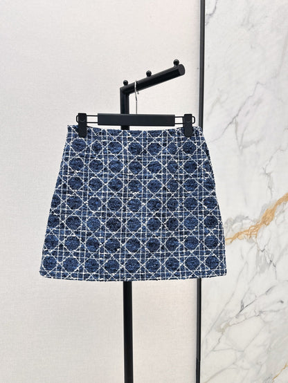 D 25ss weoven skirt