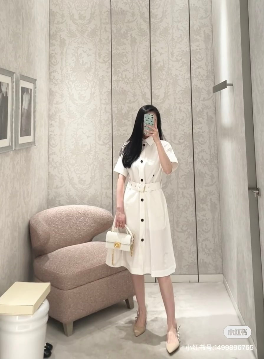 D 25ss shirt dress