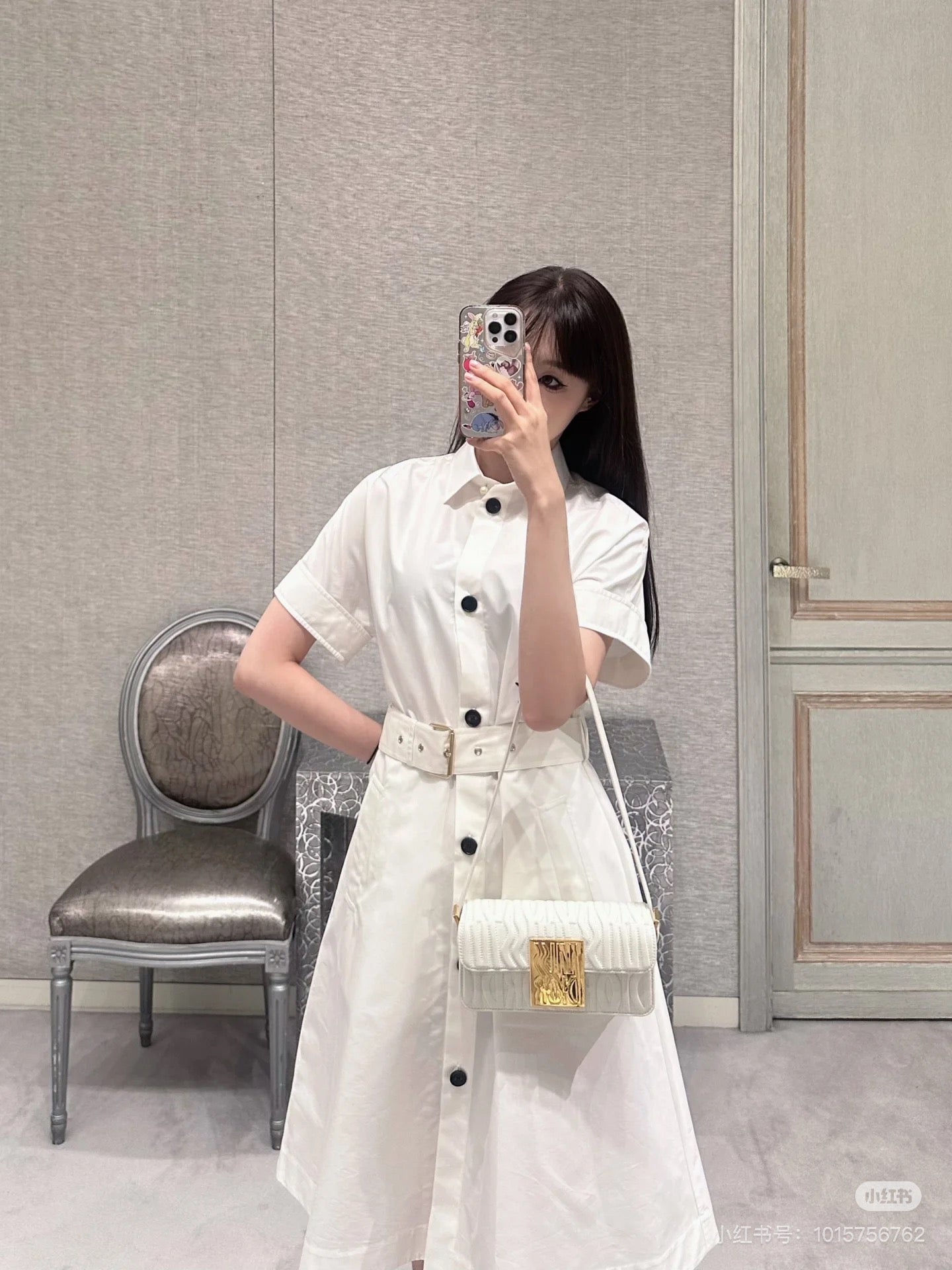 D 25ss shirt dress