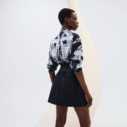 H 25ss Silk buttons shirt