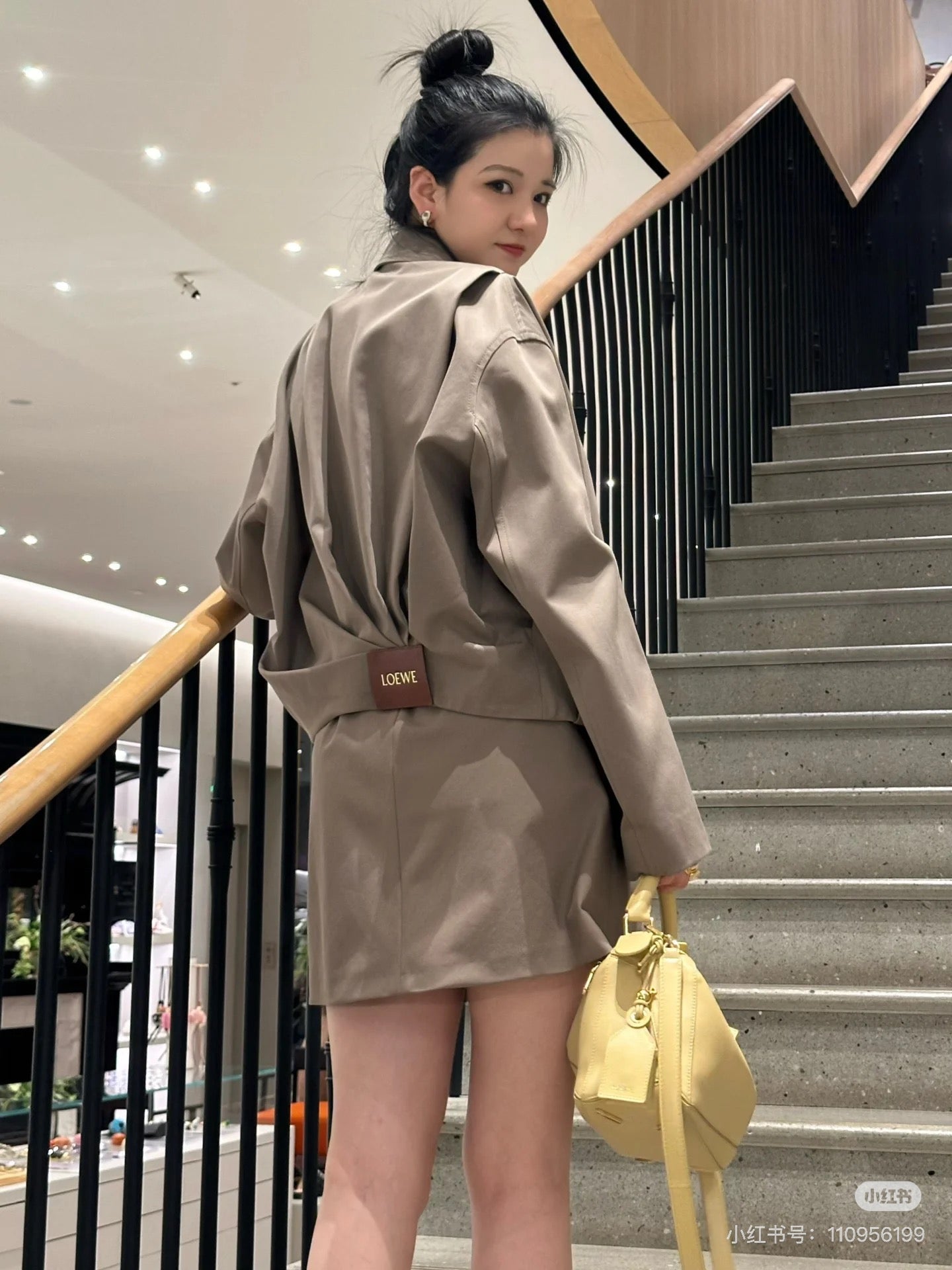 Loe 25ss pleated skirt