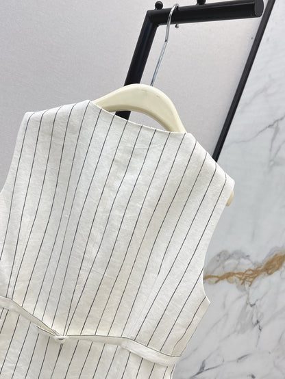Lo 25ss linen vest