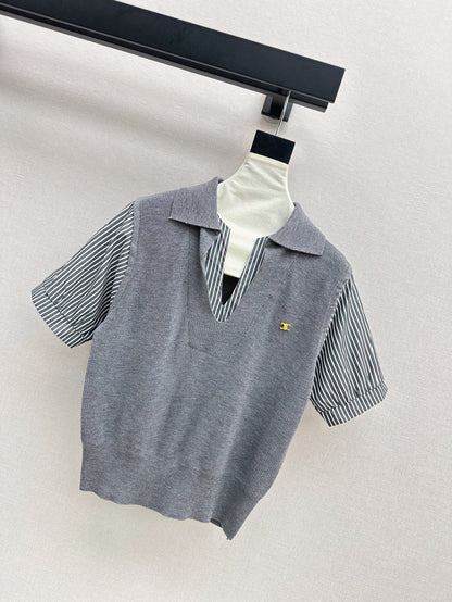 Ce 25ss knitted shirt