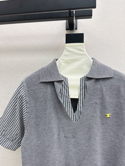 Ce 25ss knitted shirt