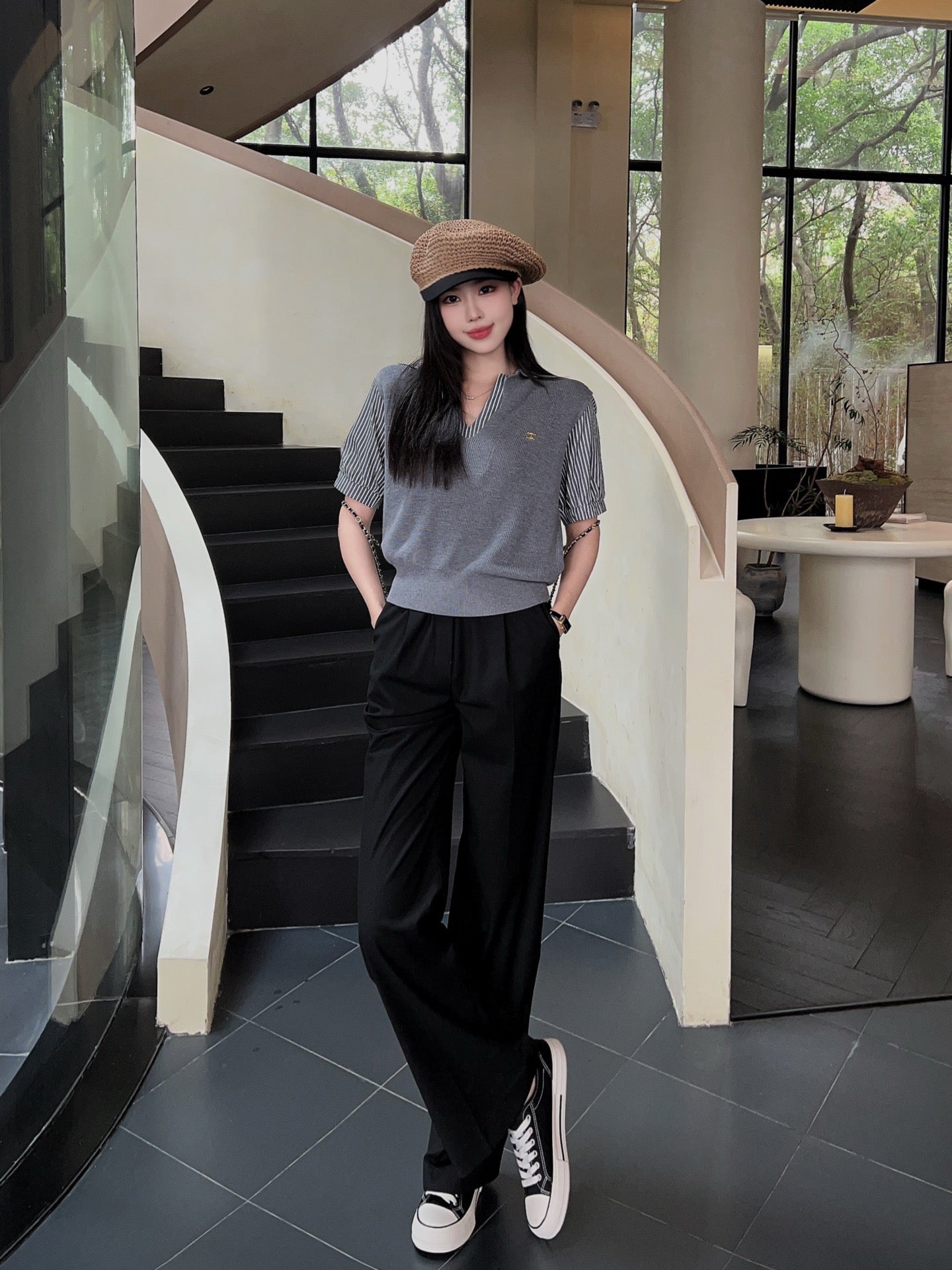 Ce 25ss knitted shirt