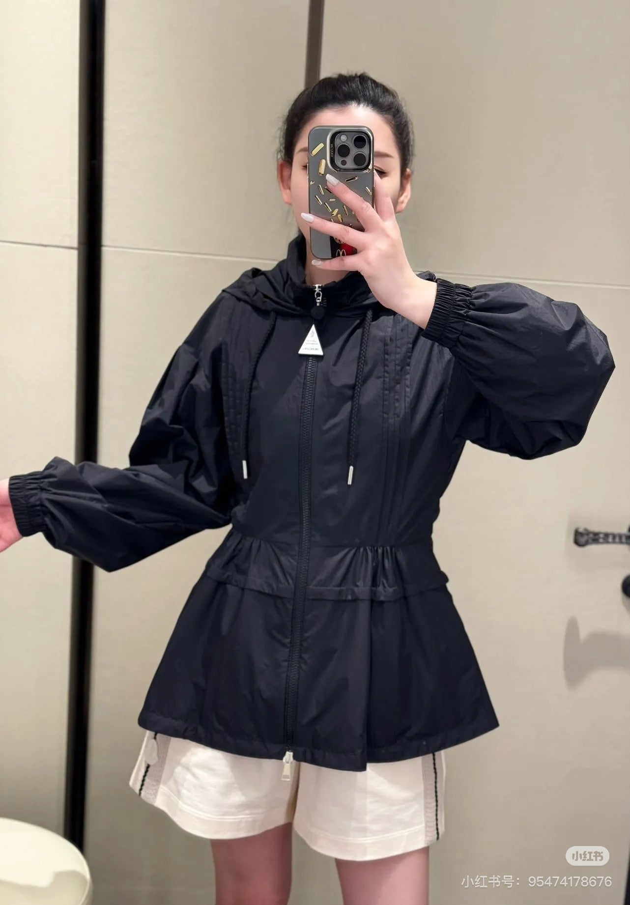 Mon 25ss drawstring jacket