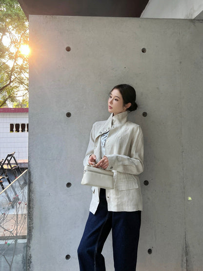 Lo 25ss linen jacket