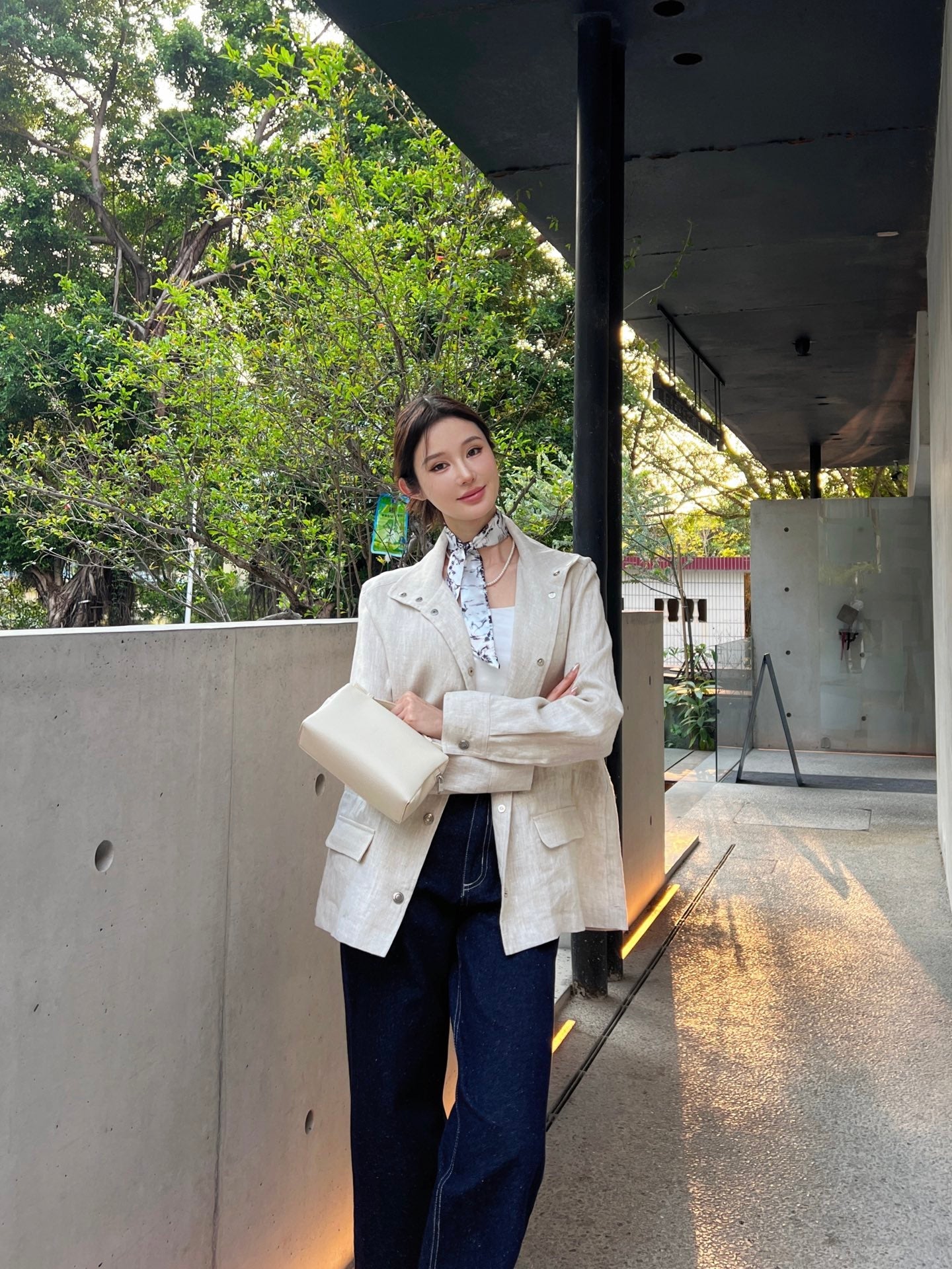 Lo 25ss linen jacket
