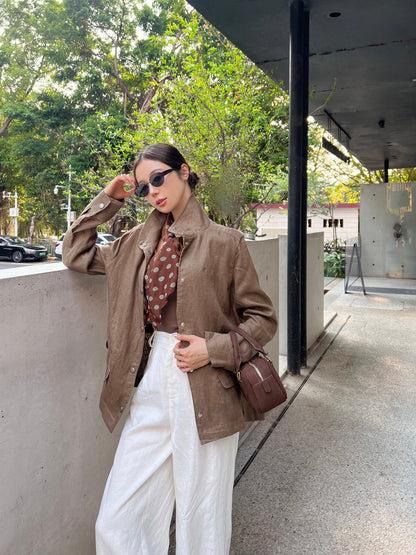 Lo 25ss linen jacket