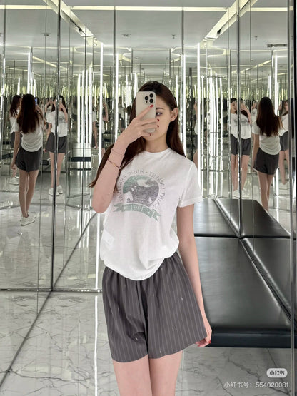 Sa 25ss printed t-shirt