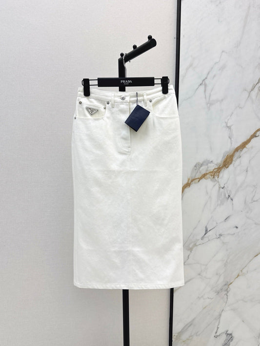 pr 25ss denim skirt