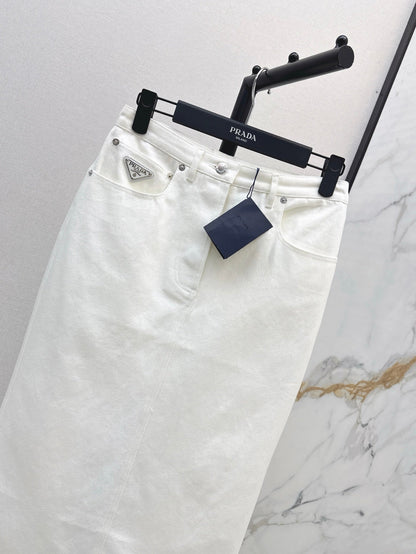 pr 25ss denim skirt