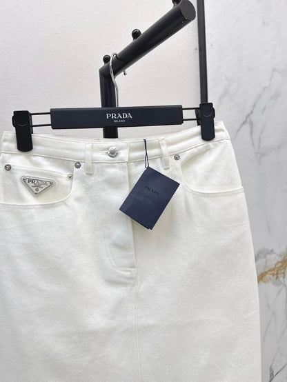 pr 25ss denim skirt